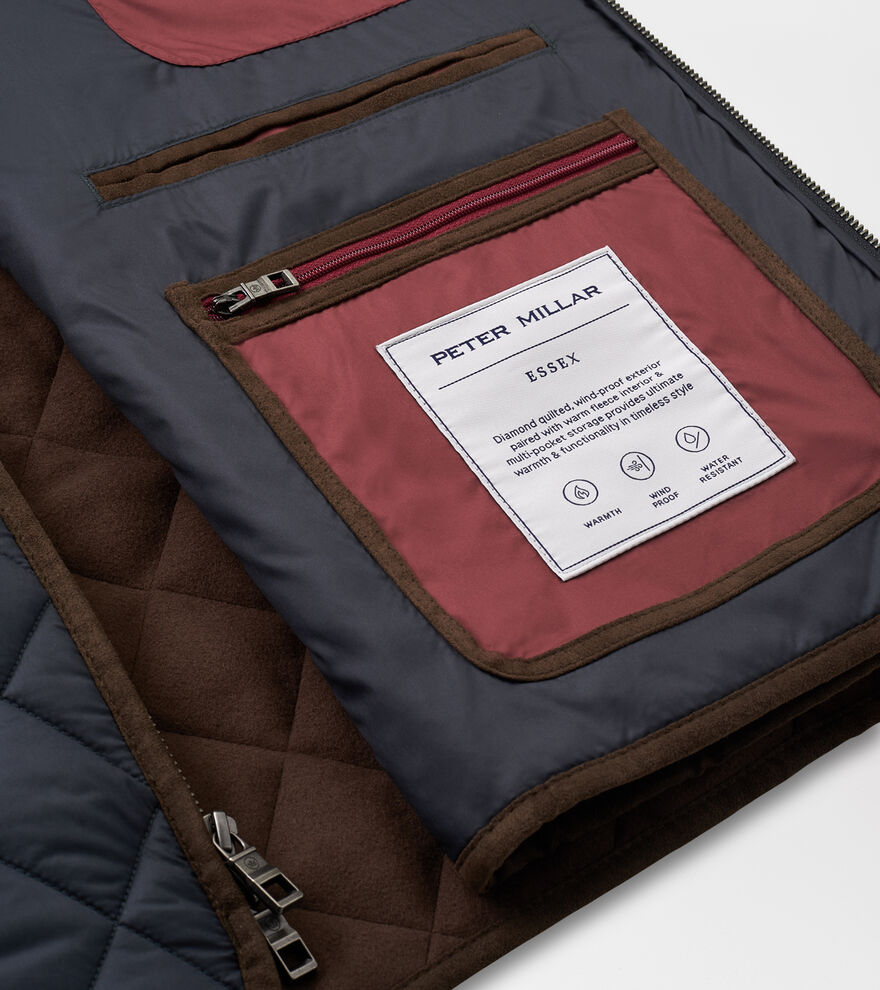 Essex Quilted Travel Vest image number 6