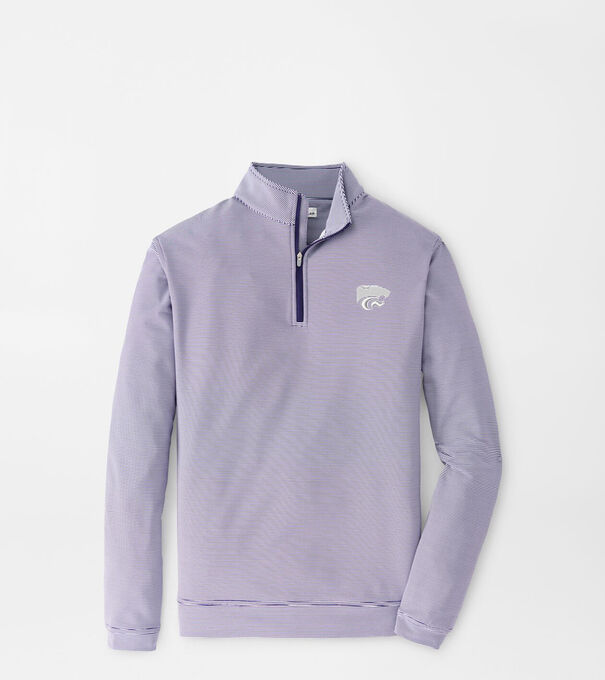 Kansas State Perth Mini-Stripe Performance Pullover