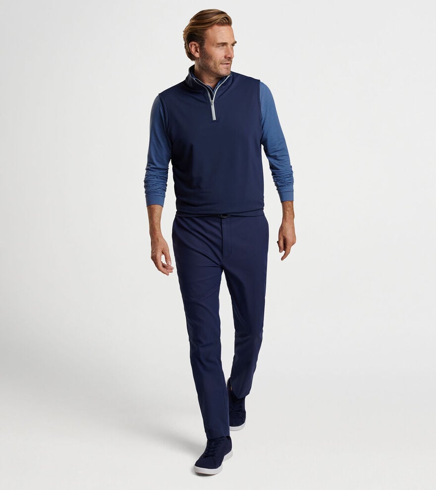 Galway Stretch Loop Terry Quarter-Zip Vest image number 2