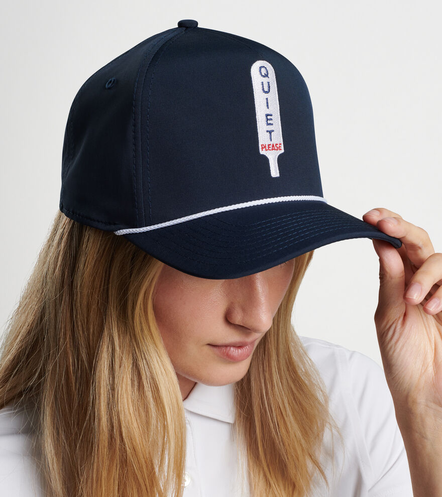 Peter Millar Quiet Please Performance Rope Hat image number 6