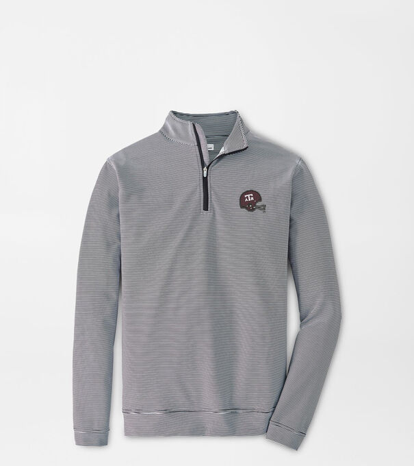 Texas A&M Vault Perth Mini-Stripe Performance Pullover