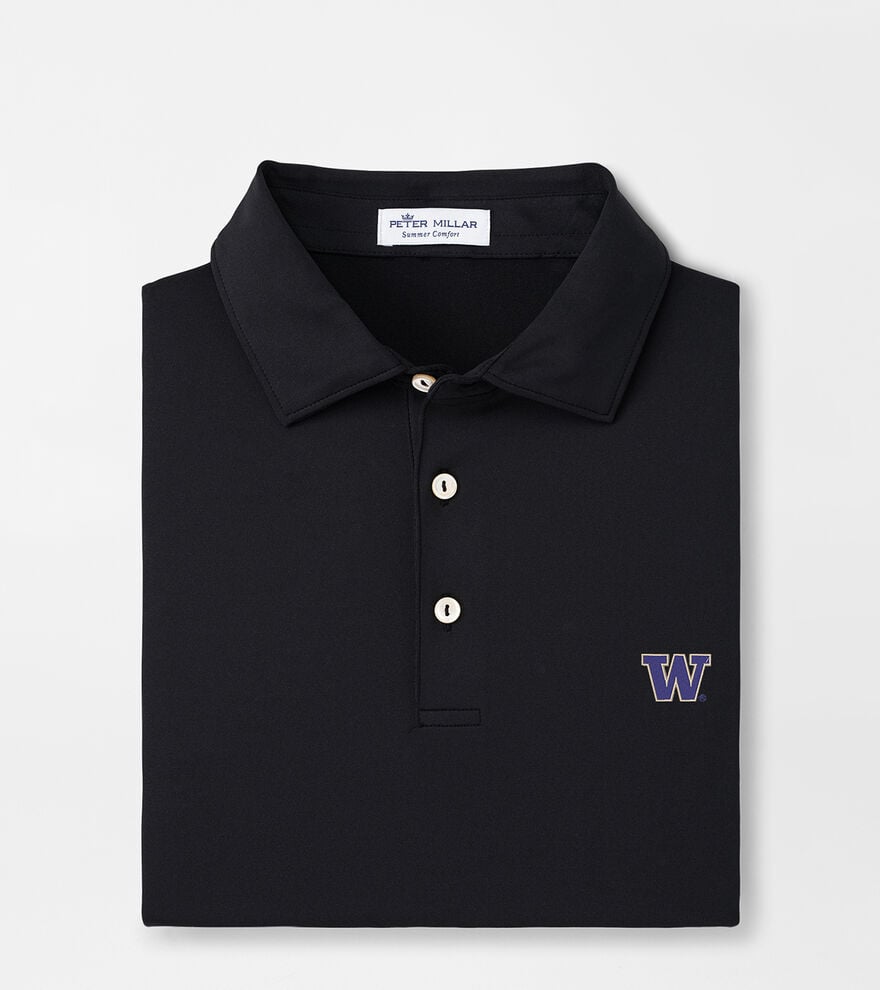Washington Solid Performance Jersey Polo (Sean Self Collar) image number 1