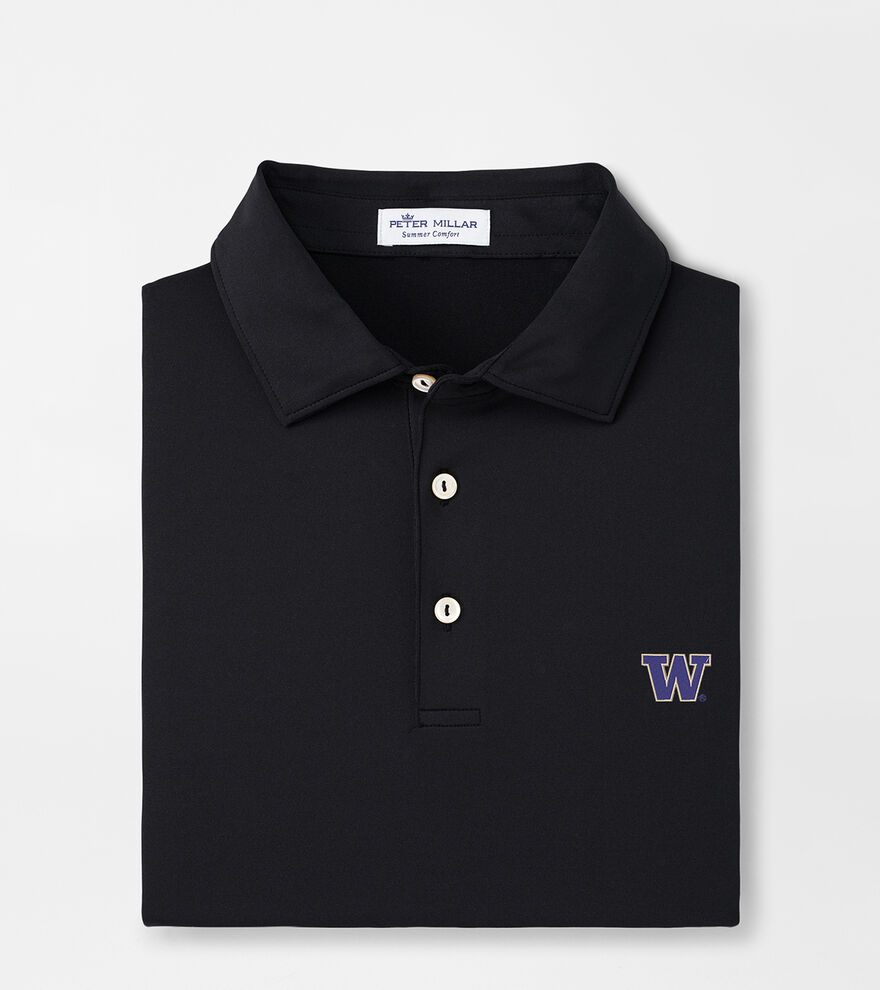 Washington Solid Performance Jersey Polo (Sean Self Collar) image number 1