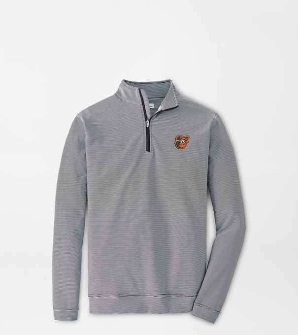 Baltimore Orioles Perth Sugar Stripe Performance Quarter-Zip