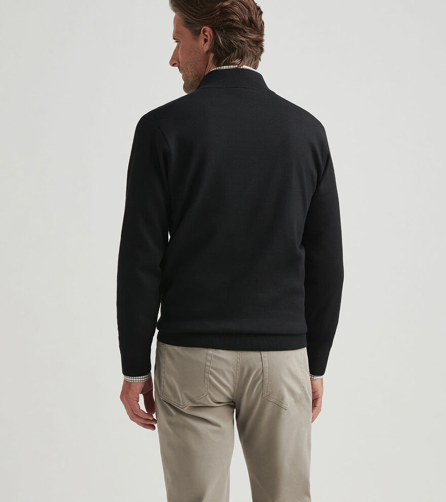 Coolspun Cotton Quarter-Zip Sweater image number 4