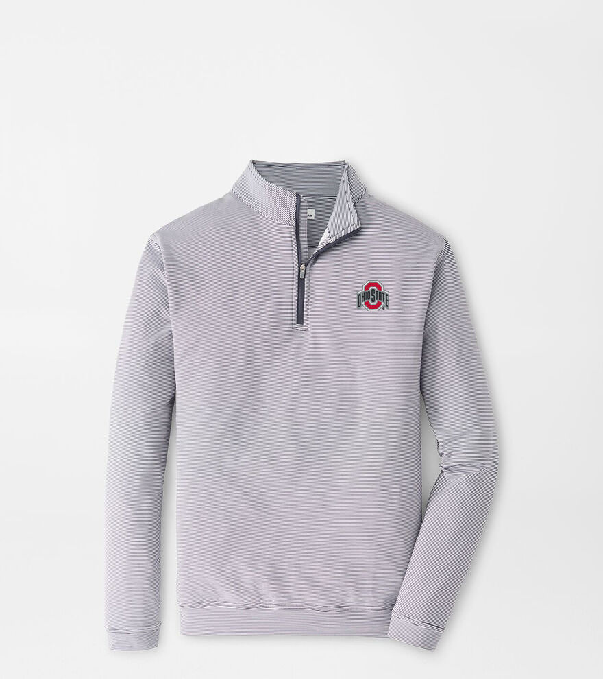 The Ohio State Perth Mini-Stripe Performance Pullover image number 1