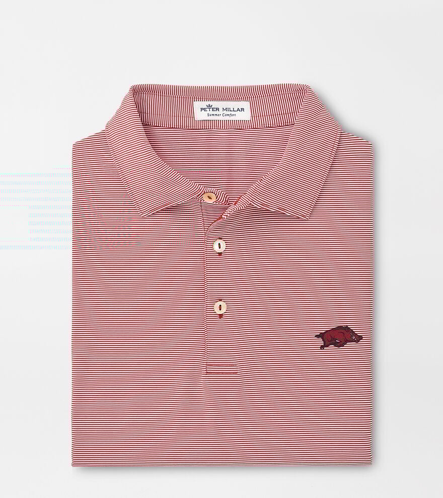 Arkansas Jubilee Stripe Performance Polo image number 1