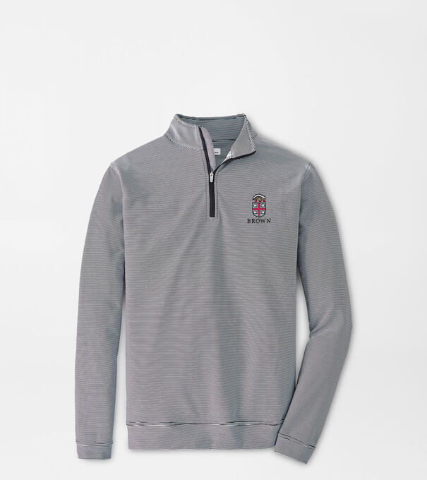 Brown University Perth Mini-Stripe Performance Pullover