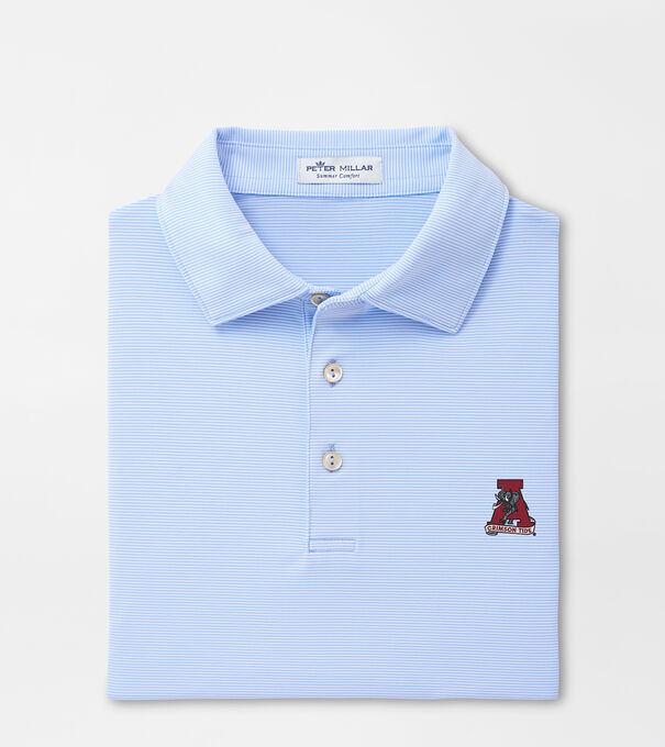 Alabama Vault Jubilee Stripe Performance Polo