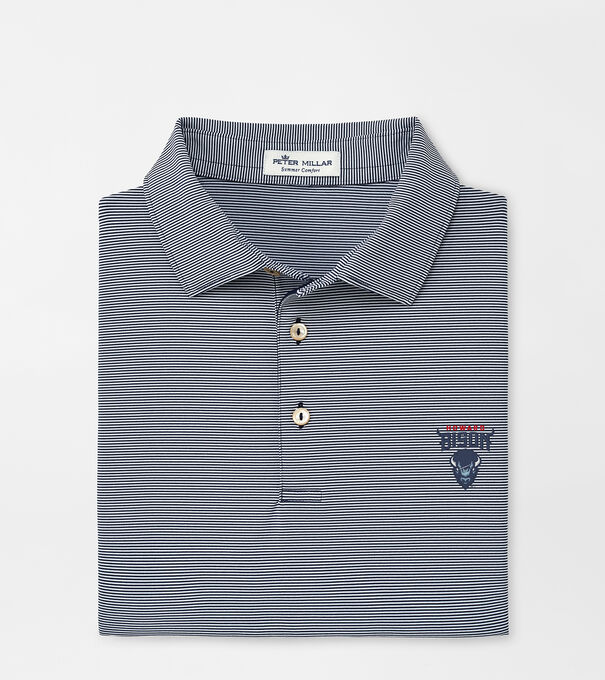 Howard University Jubilee Stripe Performance Polo
