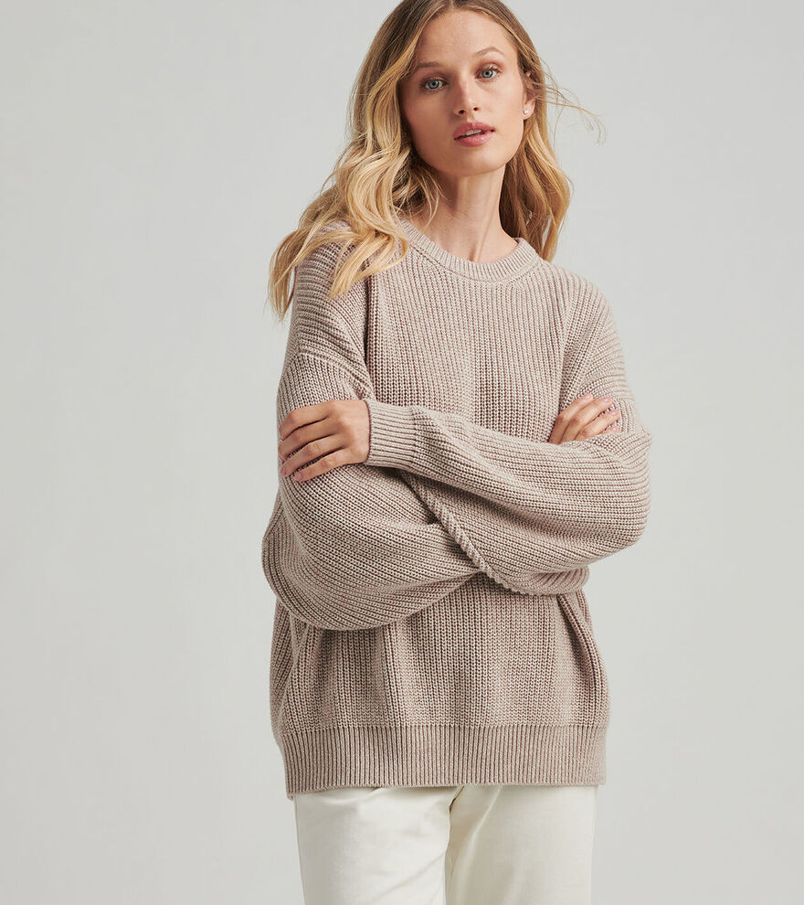 Oversized Crewneck Sweater image number 6