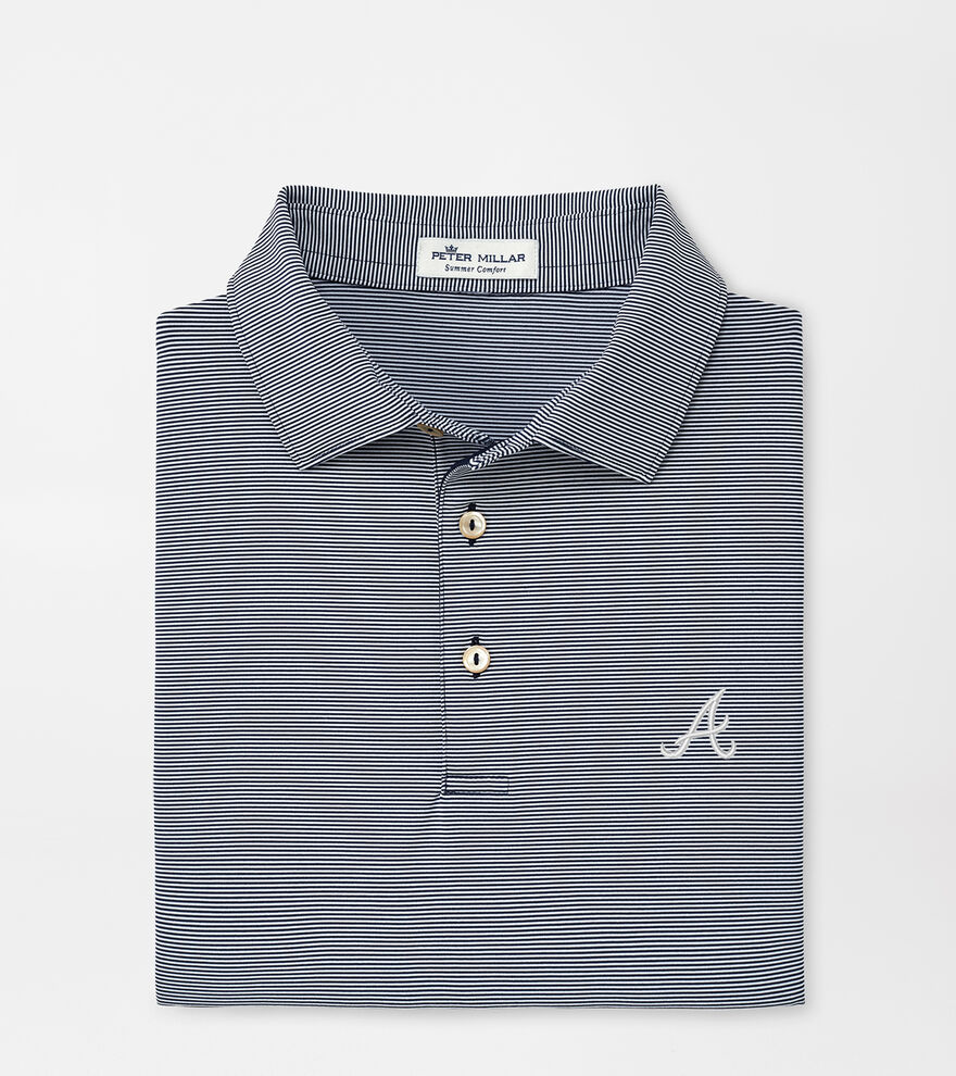 Atlanta Braves Jubilee Stripe Performance Polo image number 1