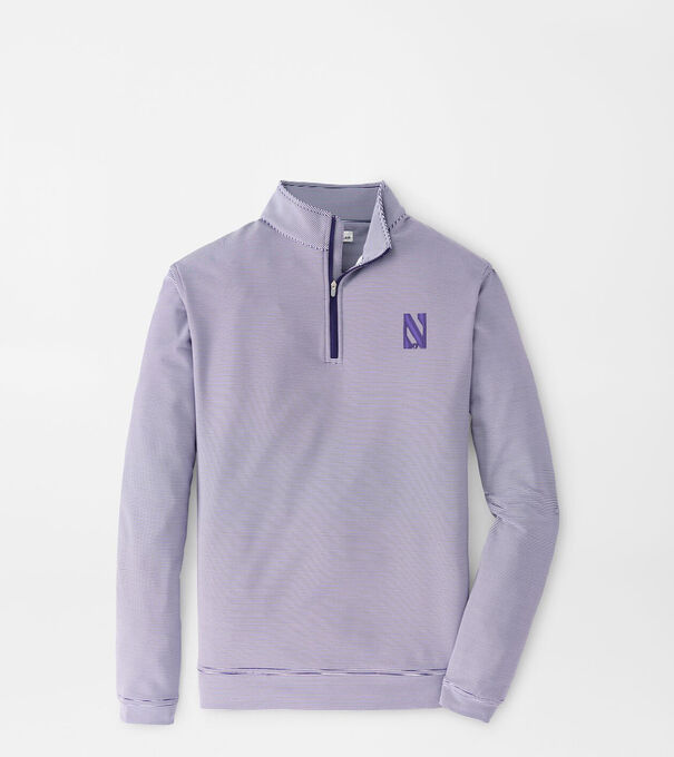 Northwestern Perth Mini-Stripe Performance Pullover