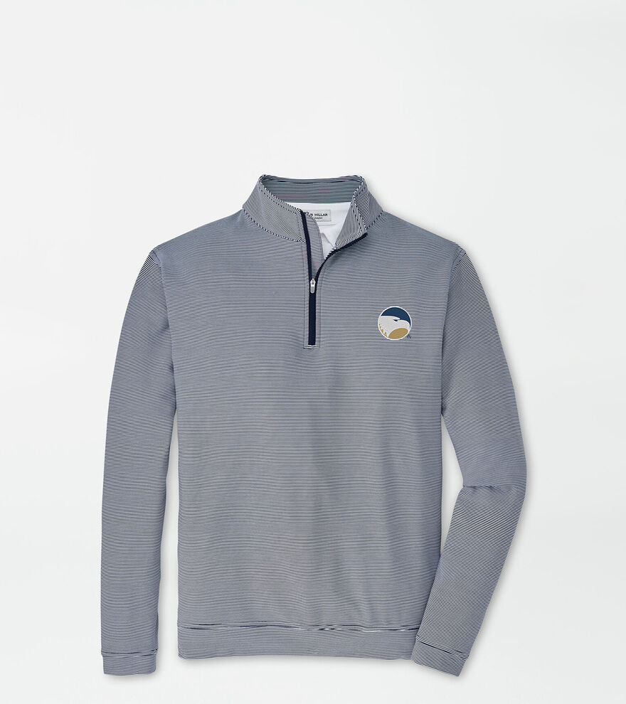 Georgia Southern Eagle Perth Sugar Stripe Performance Quarter-Zip image number 1