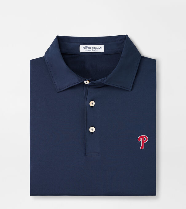 Philadelphia Phillies Solid Performance Jersey Polo