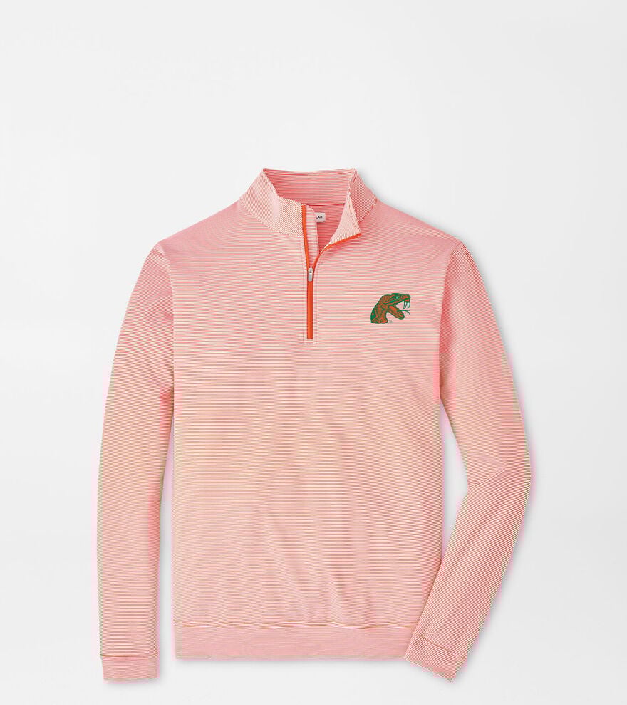 Florida A&M Perth Mini-Stripe Performance Pullover image number 1