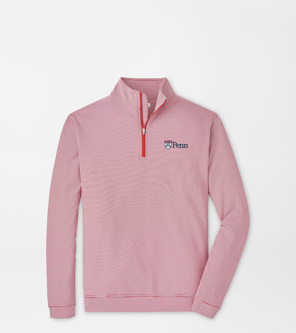 UPenn Perth Mini-Stripe Performance Pullover