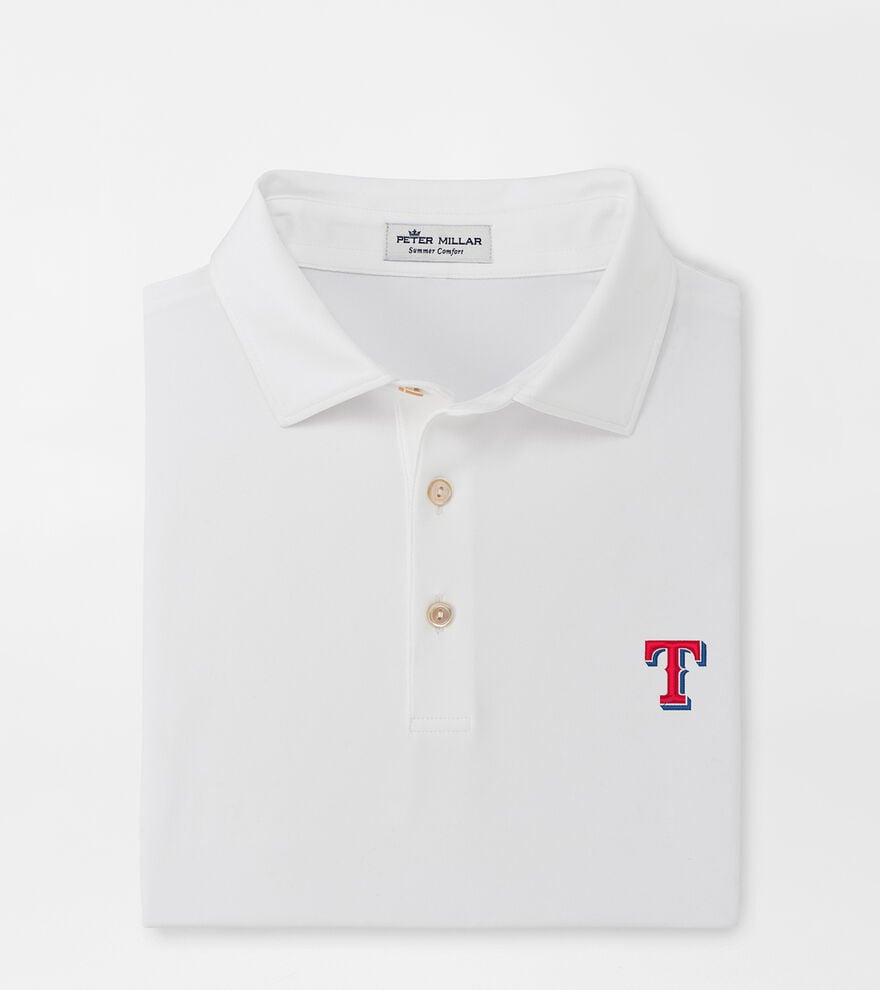 Texas Rangers Solid Performance Jersey Polo image number 1