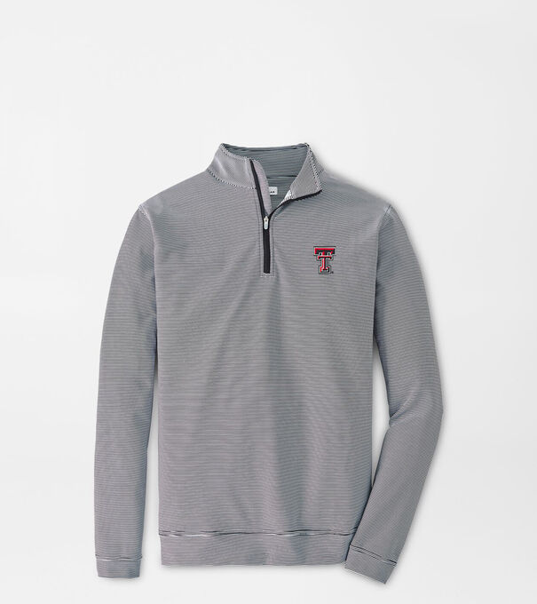 Texas Tech Perth Mini-Stripe Performance Pullover