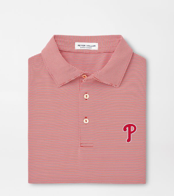 Philadelphia Phillies Jubilee Stripe Performance Polo