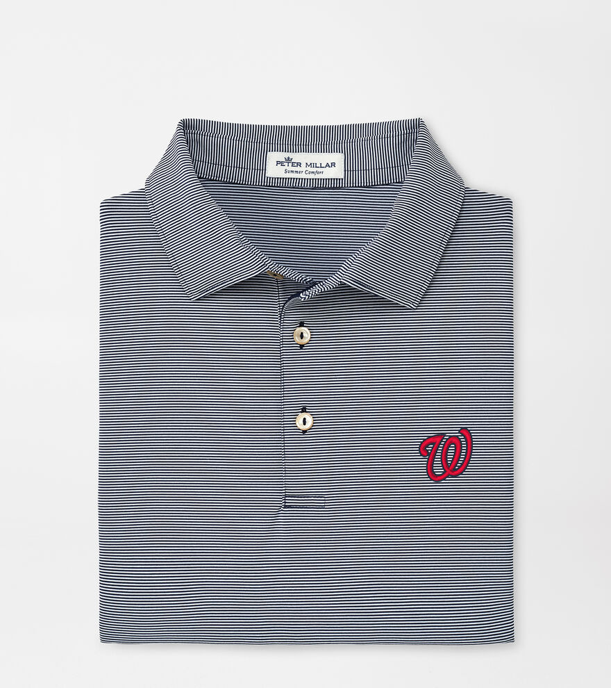 Washington Nationals Jubilee Stripe Performance Polo image number 1