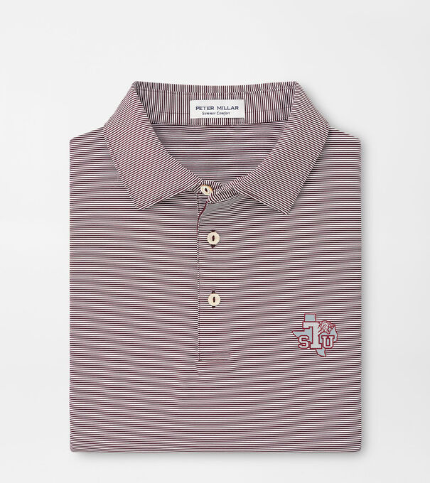 Texas Southern Jubilee Stripe Performance Polo