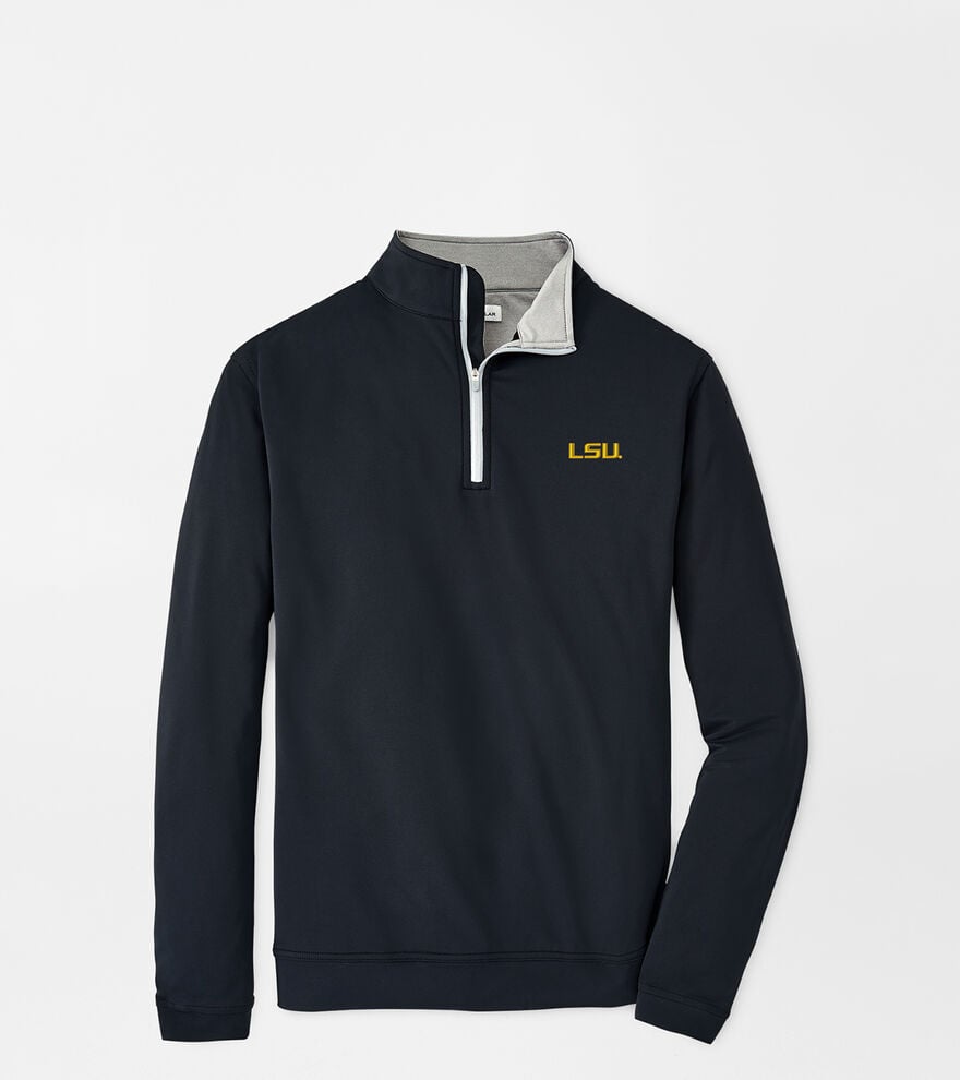 LSU Perth Performance Quarter-Zip image number 1