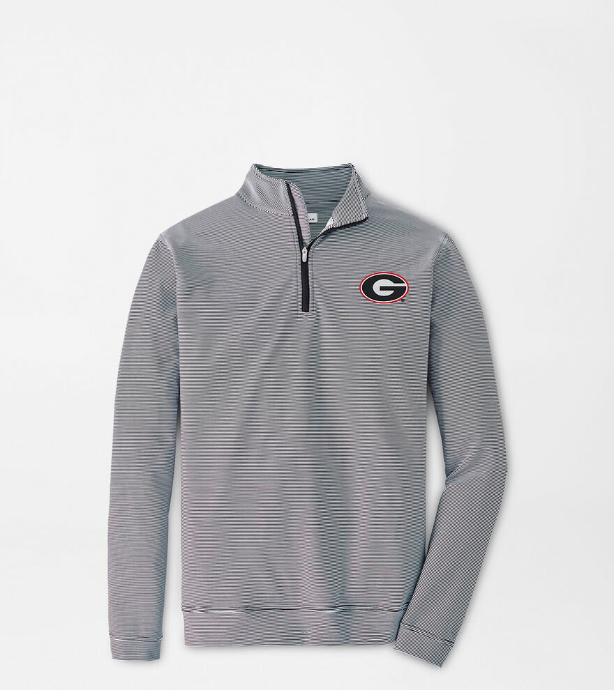 Georgia Perth Mini-Stripe Performance Pullover image number 1