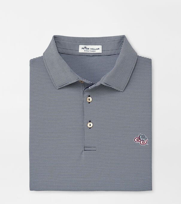 Gonzaga Jubilee Stripe Performance Polo