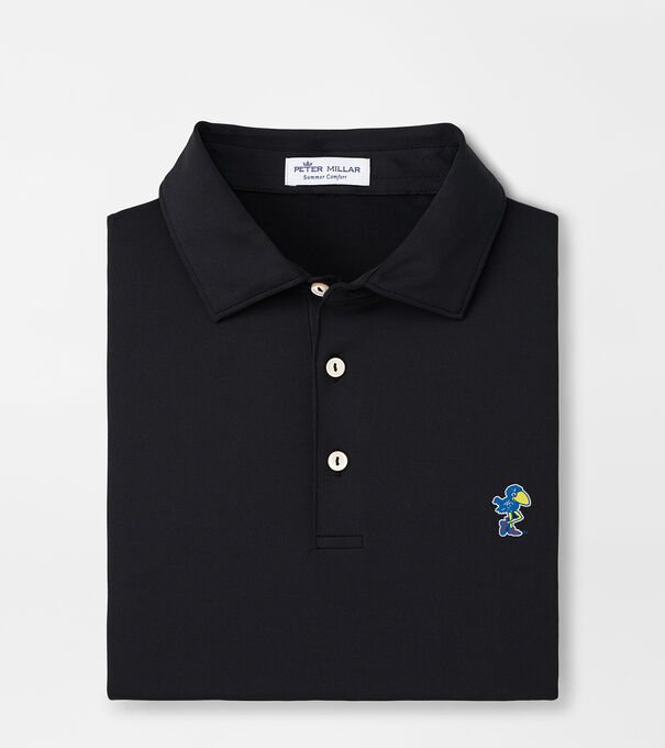 Kansas Vault Solid Performance Jersey Polo (Sean Self Collar)