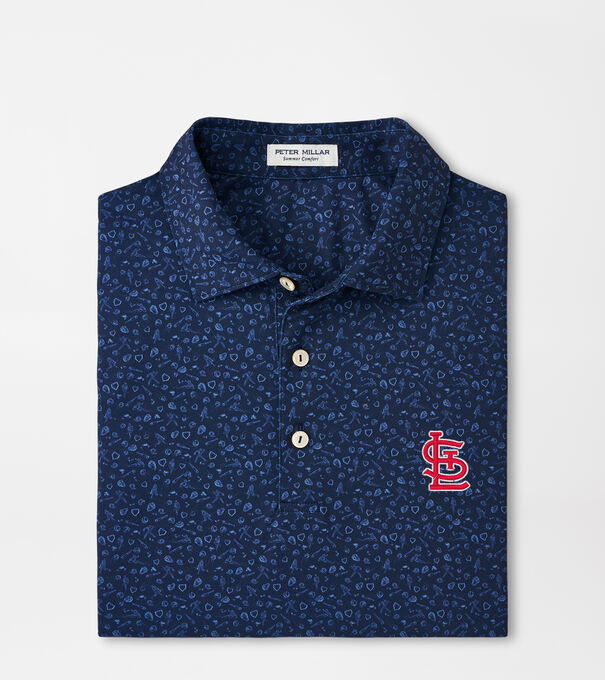 St. Louis Cardinals Batter Up Performance Jersey Polo