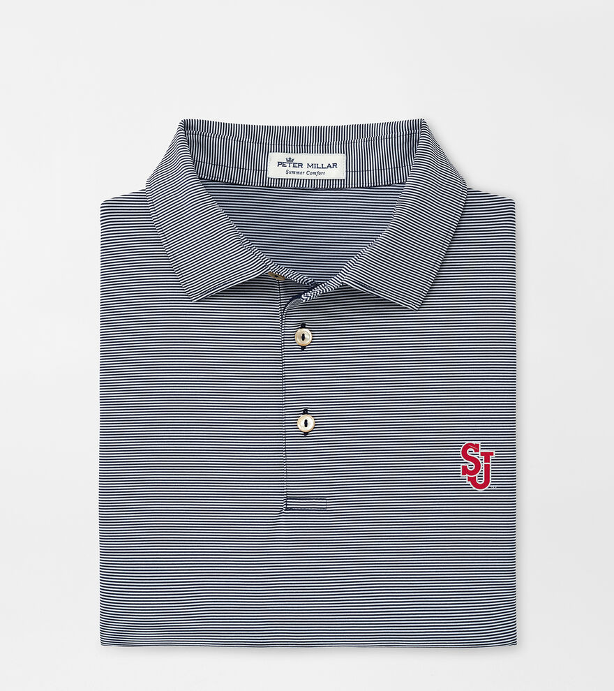 St. Johns University Jubilee Stripe Performance Polo image number 1