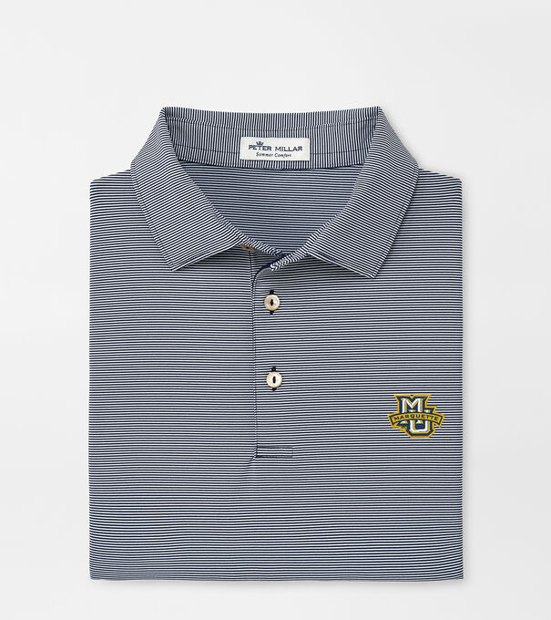 Marquette Jubilee Stripe Performance Polo