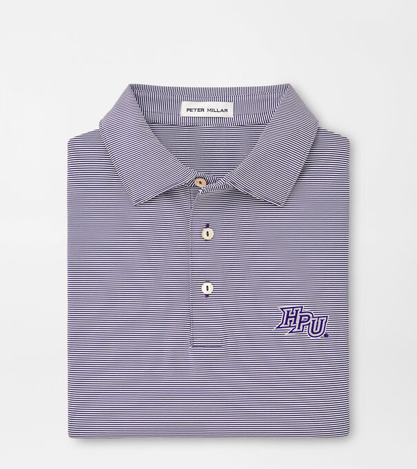 High Point University Jubilee Stripe Performance Polo