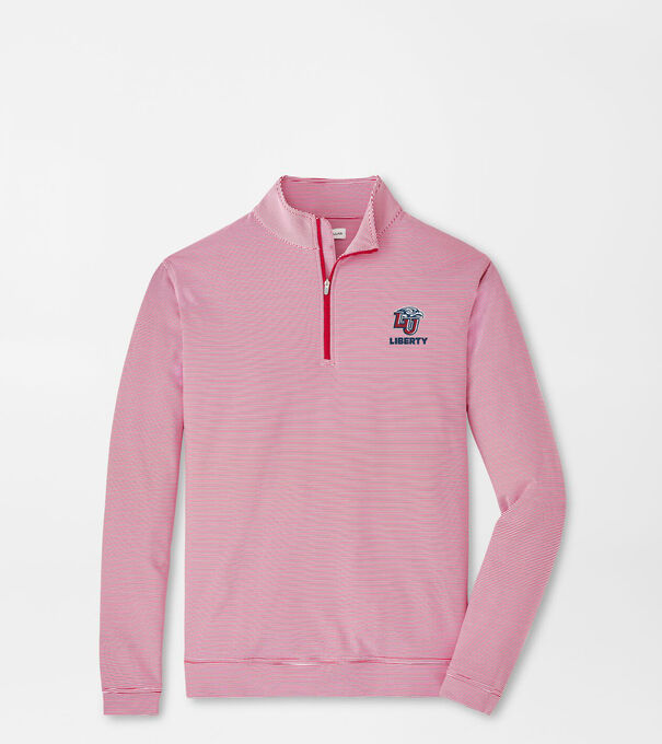 Liberty University Perth Mini-Stripe Performance Pullover