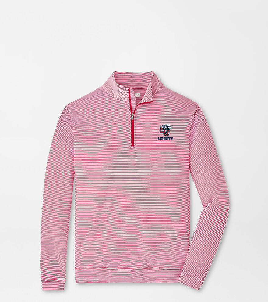 Liberty University Perth Mini-Stripe Performance Pullover image number 1