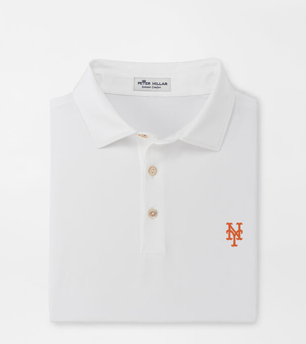 New York Mets Solid Performance Jersey Polo
