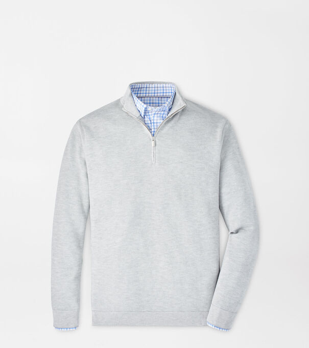 Coolspun Birdseye Quarter-Zip Sweater