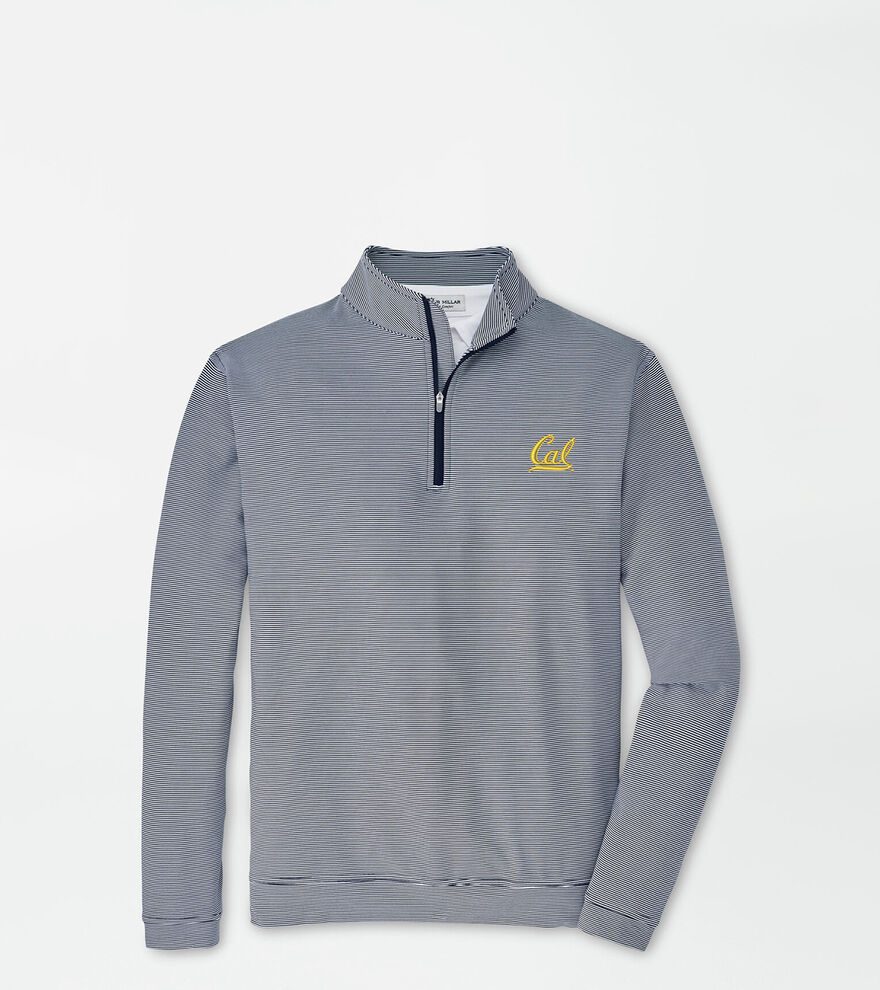 University of California Berkeley Perth Sugar Stripe Performance Quarter-Zip image number 1