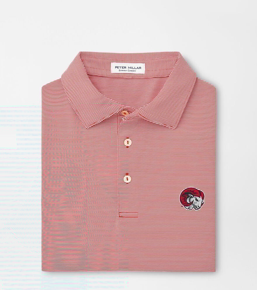 Winston Salem State Jubilee Stripe Performance Polo image number 1