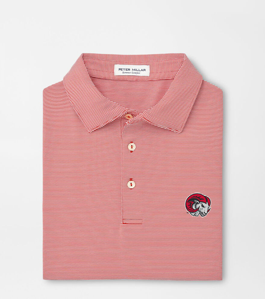 Winston Salem State Jubilee Stripe Performance Polo image number 1