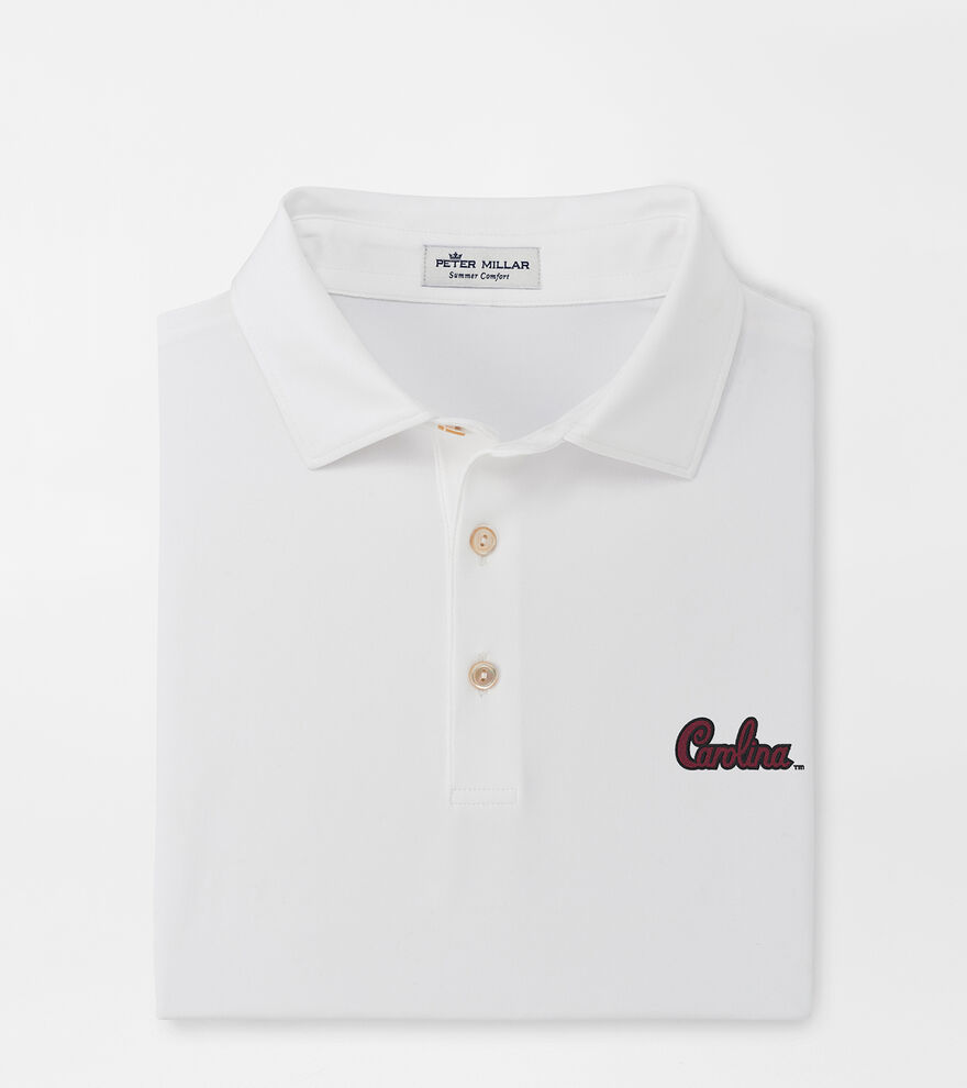 South Carolina Script Solid Performance Jersey Polo (Sean Self Collar) image number 1