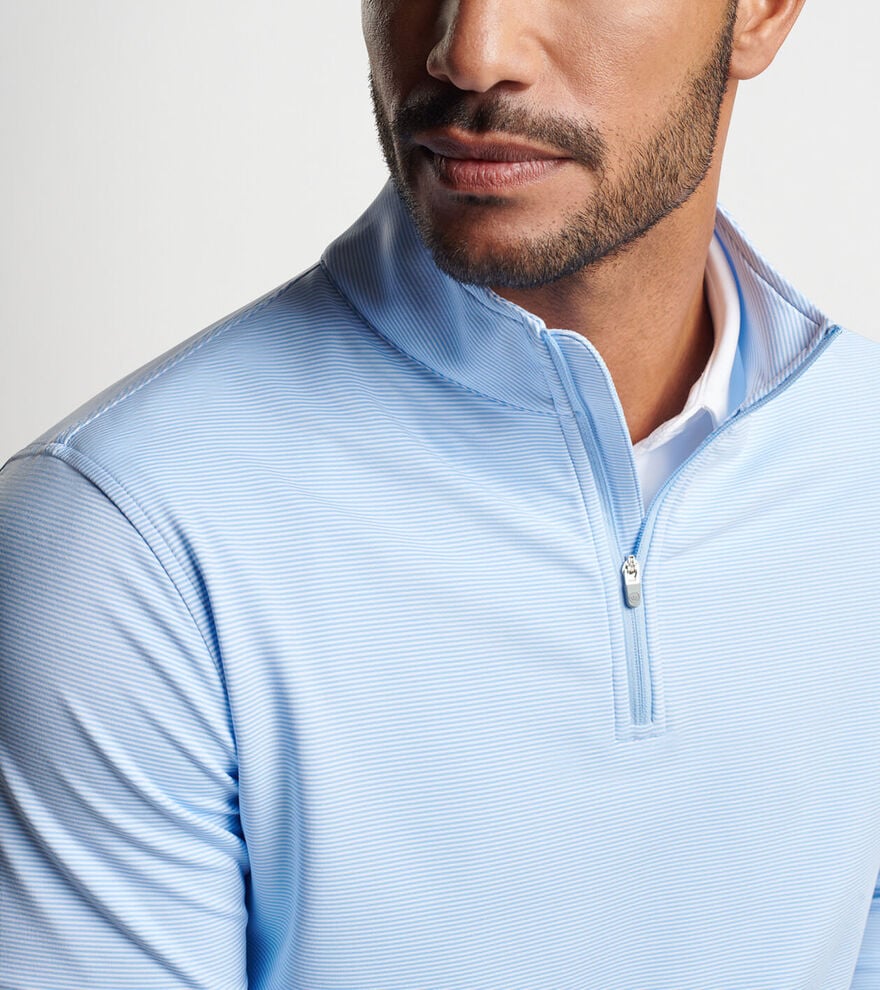 Perth Sugar Stripe Performance Quarter-Zip image number 6