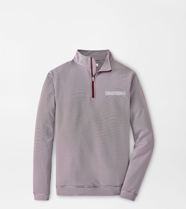 University of Chicago Booth Perth Mini-Stripe Performance Pullover