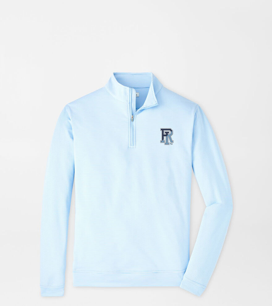 Rhode Island Perth Sugar Stripe Performance Quarter-Zip image number 1
