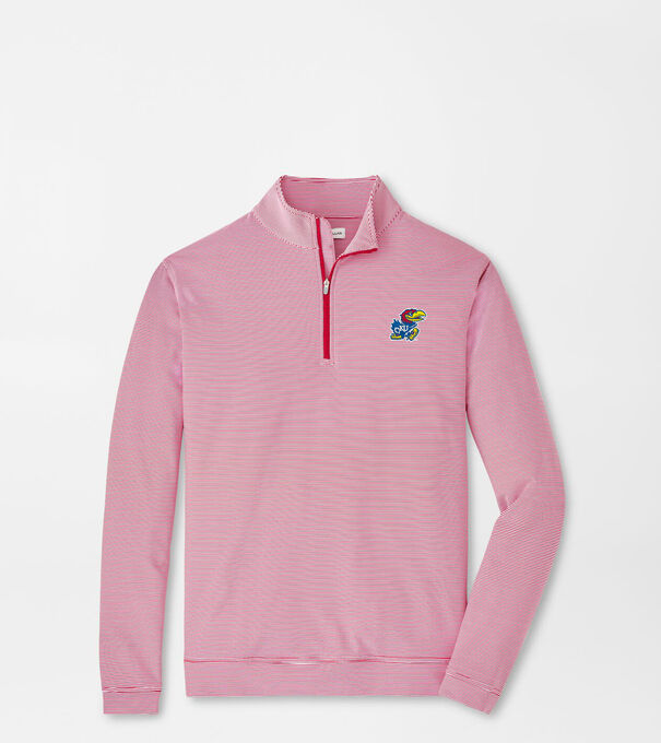 Kansas Perth Mini-Stripe Performance Pullover