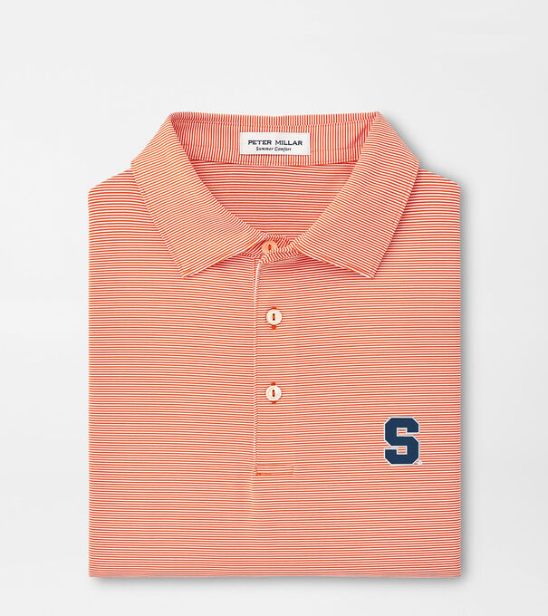 Syracuse Jubilee Stripe Performance Polo