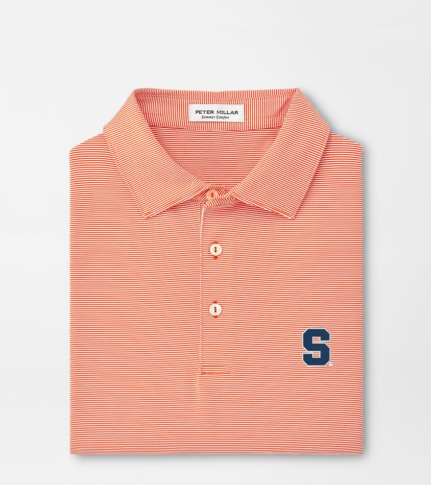 Syracuse Jubilee Stripe Performance Polo image number 1