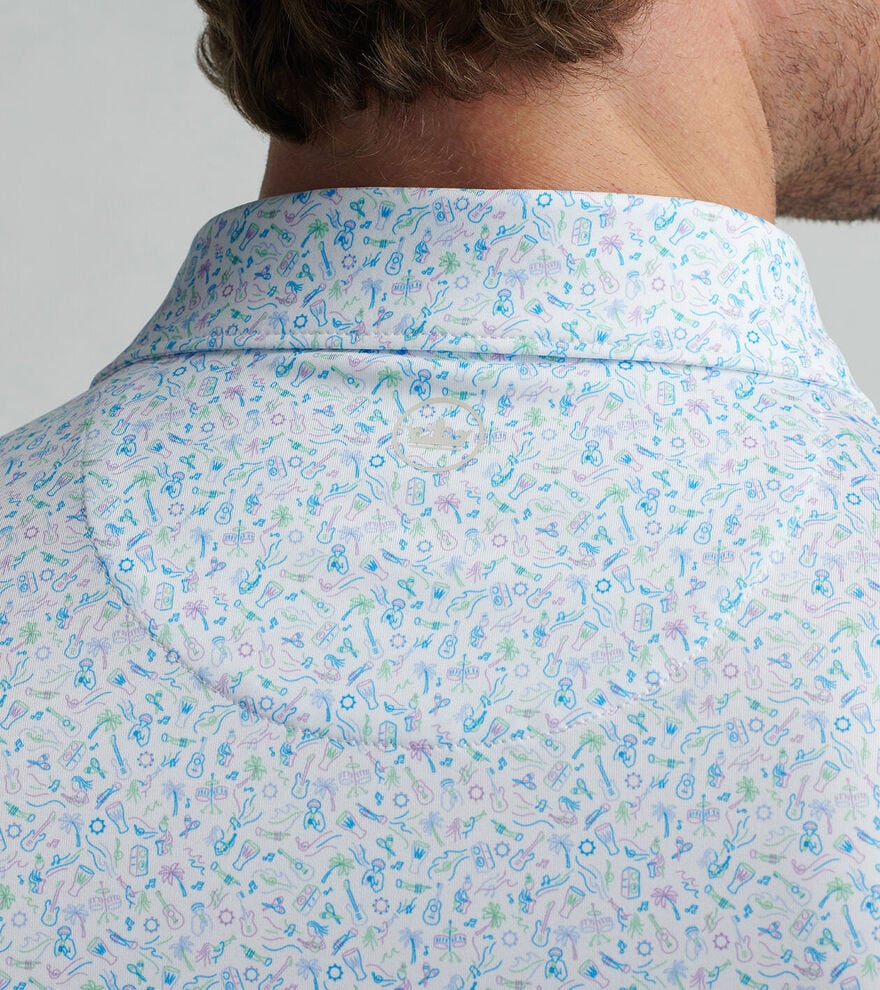 Island Jammin' Performance Jersey Polo image number 4