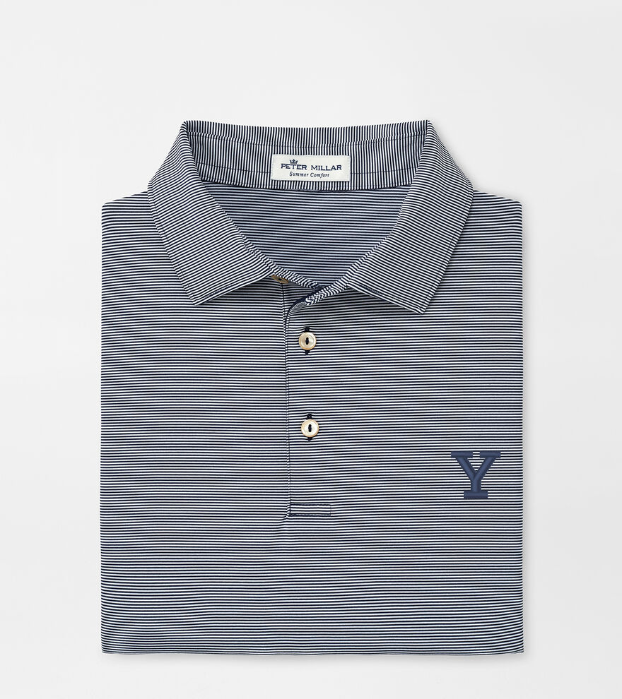 Yale Jubilee Stripe Performance Polo image number 1